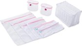 LaundrySpecialist Waszakken voor wasgoed - Set van 9 stuks - in verschillende afmetingen voor het veilig wassen van delicaat wasgoed, klein wasgoed en lingerie