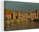 Canvas Schilderij Poort - Nederland - Amersfoort - 90x60 cm - Wanddecoratie
