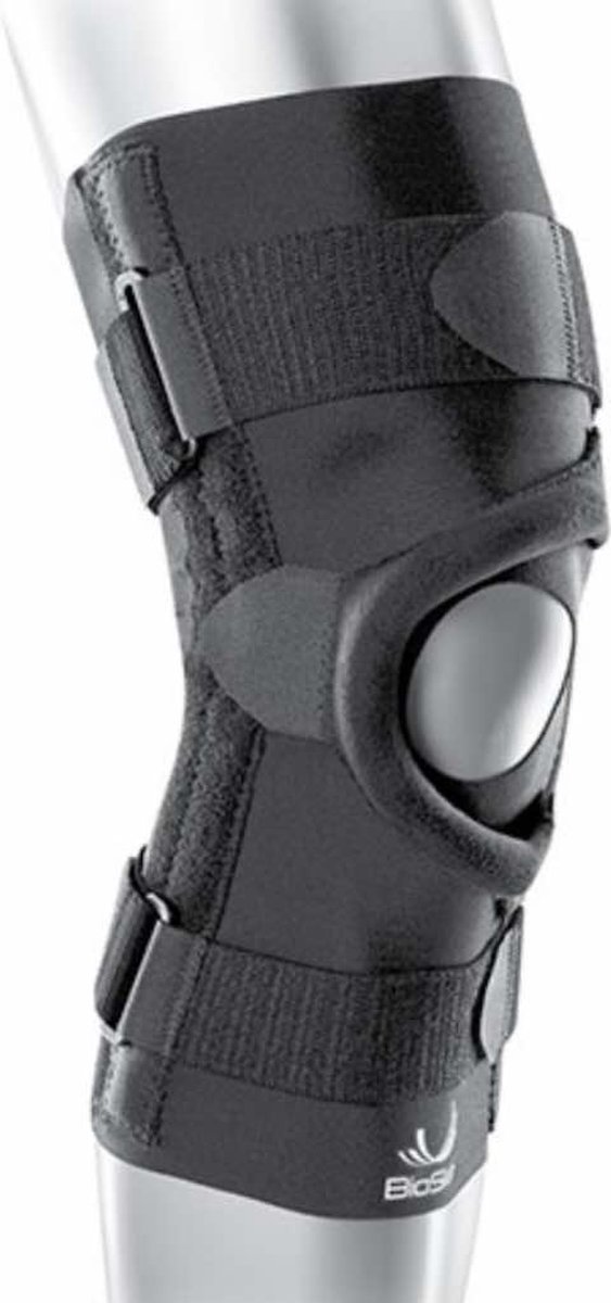 Bioskin Q-brace Kniebrace - XXXL - Universeel - Zwart