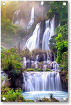 Thi lo su (tee lor su) - de grootste waterval in Thailand - Tuinposter 60x90 - Wanddecoratie - Landschap