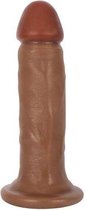 Realistische Dildo Met Zuignap - Ook voor anaal gebruik - Met sterke zuignap - 17cm