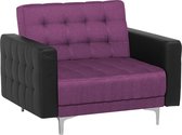 Beliani ABERDEEN - Fauteuil - paars - polyester