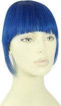 Remy Human Hair Clip-in Pony blue - blauw