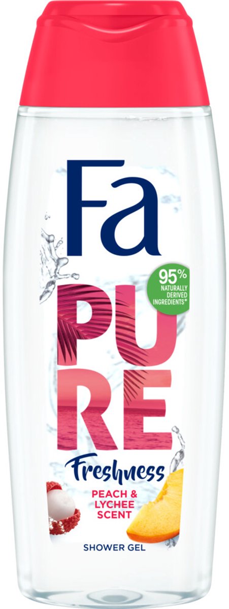 Fa Douchegel Pure Freshness Peach & Lychee 250 ml