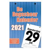 Comello Scheurkalender Omdenken 2021 19 X 13 Cm Papier Rood