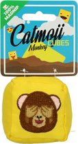 Emoji Cat Cube Monkey (met MadNip) Speelgoed voor katten - Kattenspeelgoed - Kattenspeeltjes