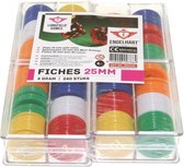 Longfield Games Fiches In Box - 240 Stuks