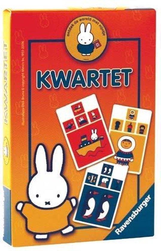 Thumbnail van een extra afbeelding van het spel Ravensburger nijntje ontdekt de wereld kwartet