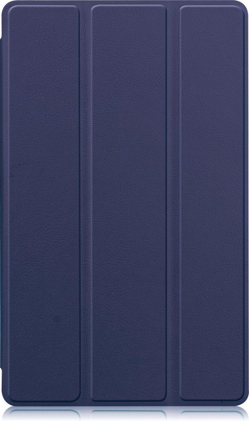 Samsung Galaxy Tab A7 Lite Case 8,7 pouces Cas Blauw foncé - Samsung Galaxy Tab A7 Lite Couverture Hardcover Bookcase Case - Dark Blauw