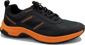 Gabor Pius 1014.10.01 - Heren Wandelsneaker - Zwart/Oranje - Maat 41 (7.5 UK)