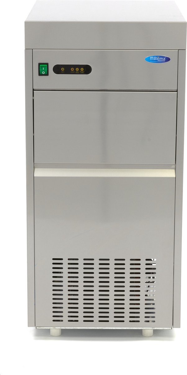 Maxima Schilferijsmachine 85 Kg/24 u Crushed ice Luchtgekoeld IJsblokjesmachine van Maxima — afbeelding 2