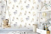 Dutch Wallcoverings - Make Believe Jungle Friends beige