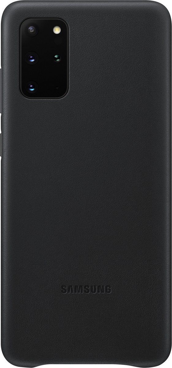 Samsung Leather Hoesje - Samsung Galaxy S20 Plus - Zwart