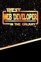 The Best Web Developer in the Galaxy: Isometric Dot Paper Notebook Book 120 Pages 6''x9''