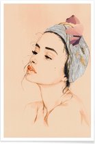 JUNIQE - Poster Tender -13x18 /Oranje
