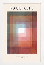 JUNIQE - Poster met houten lijst Klee - White Framed Polyphonically