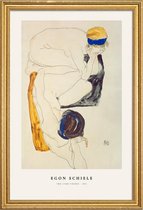JUNIQE - Poster in houten lijst Schiele - Two Lying Figures -30x45