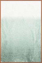 JUNIQE - Poster met kunststof lijst Fading Green Eucalyptus -40x60