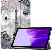 Tri-Fold Book Case - Samsung Galaxy Tab A7 Lite Hoesje - Eiffeltoren