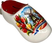 Spaarpot Klomp 15 Cm Holland Wit - Souvenir