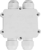 Kabelverbinder - Nicron Thermy - Rechte 4-voudig Connector - Waterdicht IP68 - Mat Wit