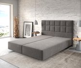 Boxspring-frame Dream-Fine microvezel steengrijs 160x200