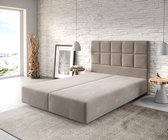 Boxspring-frame Dream-Fine microvezel beige 140x200