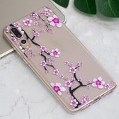 Huawei P20 Pro Hoesje - Mobigear - Design Serie - TPU Backcover - Bloesem - Hoesje Geschikt Voor Huawei P20 Pro