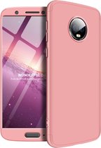 Motorola Moto G6 Hoesje - Mobigear - 360 Serie - Hard Kunststof Backcover - Roségoud - Hoesje Geschikt Voor Motorola Moto G6