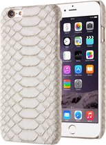 Apple iPhone SE (2016) Hoesje - Mobigear - Snake Serie - Hard Kunststof Backcover - Bruin - Hoesje Geschikt Voor Apple iPhone SE (2016)