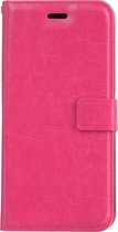 Samsung Galaxy S8 Hoesje - Mobigear - Wallet Serie - Kunstlederen Bookcase - Roze - Hoesje Geschikt Voor Samsung Galaxy S8