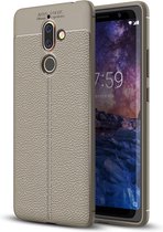 Mobigear Luxury TPU Backcover voor de Nokia 7 Plus - Grijs