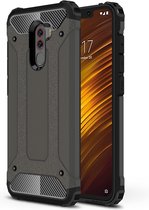 Mobigear Outdoor Hardcase Hoesje - Geschikt voor Xiaomi Pocophone F1 - Bruin