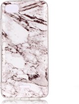 Xiaomi Redmi 6A Hoesje - Mobigear - Marble Serie - TPU Backcover - Wit - Hoesje Geschikt Voor Xiaomi Redmi 6A