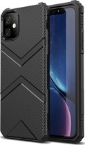 Mobigear Diamond TPU Backcover Hoesje - Geschikt voor iPhone 11 - Zwart