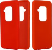 Motorola One Zoom Hoesje - Mobigear - Rubber Touch Serie - Hard Kunststof Backcover - Rood - Hoesje Geschikt Voor Motorola One Zoom