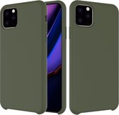 Apple iPhone 11 Pro Max Hoesje - Mobigear - Rubber Touch Serie - Hard Kunststof Backcover - Groen - Hoesje Geschikt Voor Apple iPhone 11 Pro Max