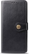 Mobigear Snap Button Bookcase Hoesje - Geschikt voor iPhone 11 Pro - Zwart
