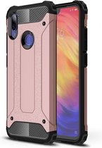 Xiaomi Redmi Note 7 Hoesje - Mobigear - Outdoor Serie - Hard Kunststof Backcover - Roségoud - Hoesje Geschikt Voor Xiaomi Redmi Note 7