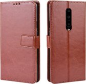 Mobigear Wallet Bookcase Hoesje - Geschikt voor OnePlus 7 Pro - Bruin