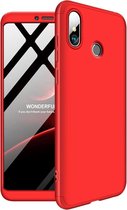 Xiaomi Mi Max 3 Hoesje - Mobigear - 360 Serie - Hard Kunststof Backcover - Rood - Hoesje Geschikt Voor Xiaomi Mi Max 3
