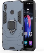 Honor 8X Hoesje - Mobigear - Armor Ring Serie - Hard Kunststof Backcover - Grijs - Hoesje Geschikt Voor Honor 8X