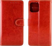 Mobigear Wallet Bookcase Hoesje - Geschikt voor iPhone 12 Pro Max - Bruin