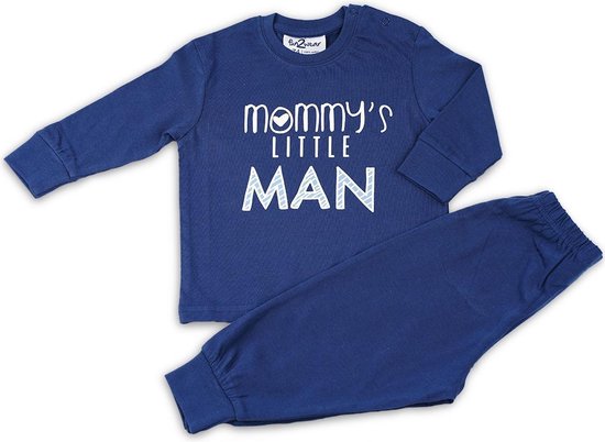 Fun2Wear - Pyjama Mommy's Man - Blauw Marine - Taille 74 - Garçons