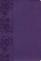 CSB Super Giant Print Reference Bible, Purple Leathertouch, Value Edition
