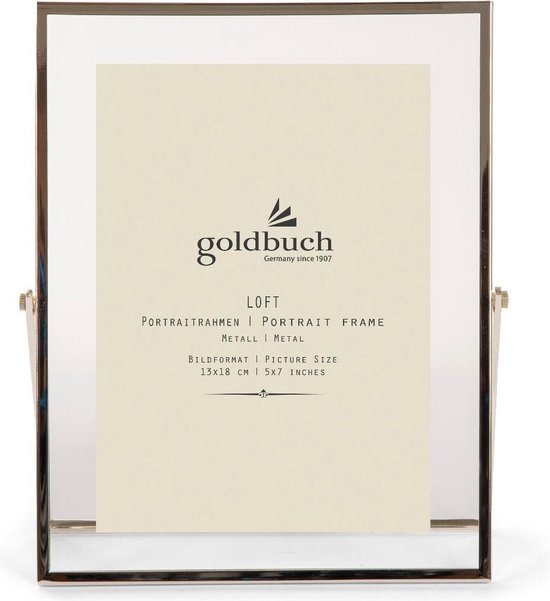 GOLDBUCH GOL-960383 luxe zilverkleurige fotolijst LOFT voor 13x18 cm foto