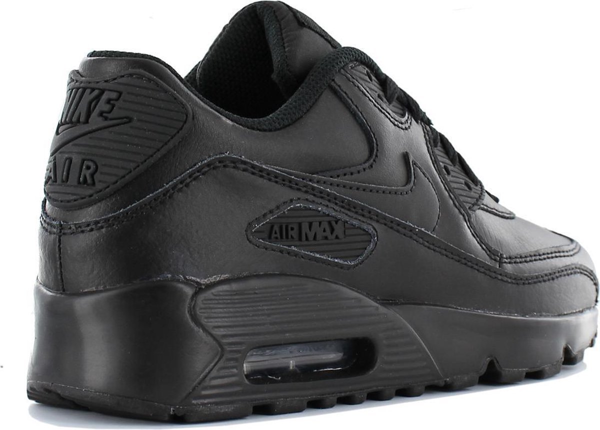 Nike Air Max 90 Leather Black / Black | bol.com