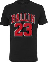 Mister Tee - Ballin 23 Heren T-shirt - S - Zwart