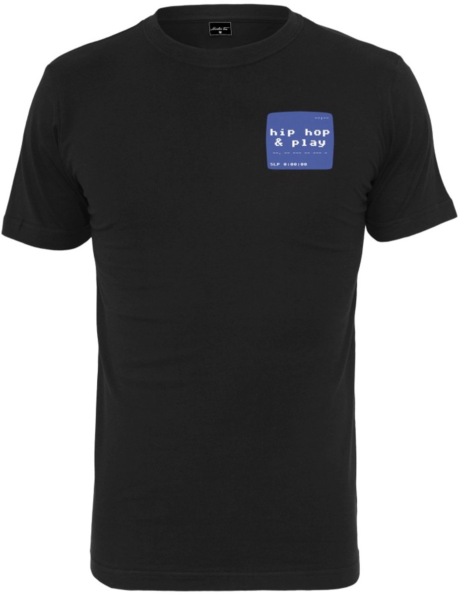 Urban Classics Heren Tshirt -M- Hip Hop And Play Zwart