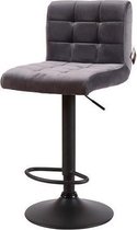 Sortio Home - Barkruk Yeimy - Grijs - Velvet
